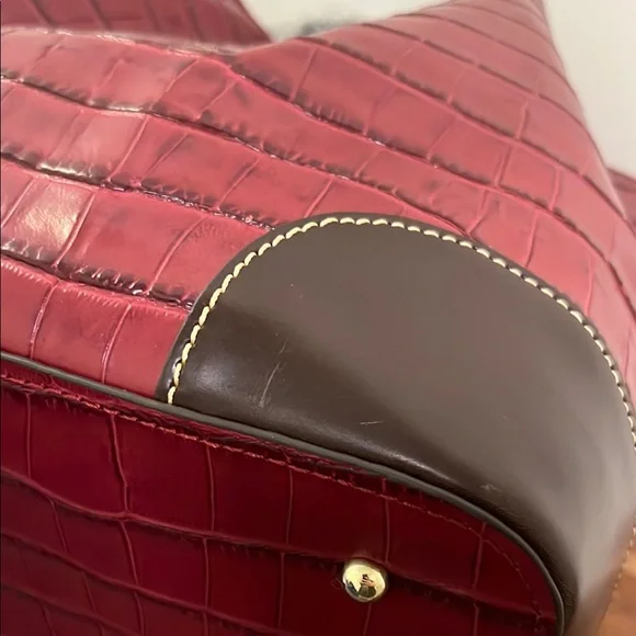 Dooney & Bourke Oakdale Brenna Embossed Leather Bag - Picture 4 of 8